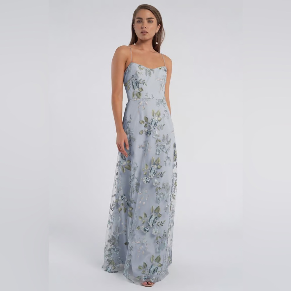JENNY YOO DREW ENCHANTED FLORAL WHISPER BLUE